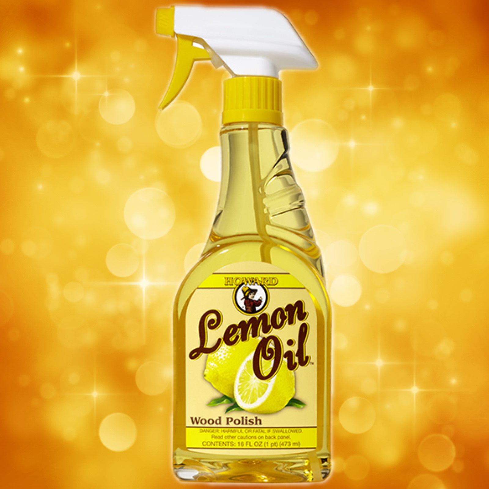 Howard Lemon Oil 16 oz Spray LM0016 LM0016